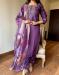 Picture of Gorgeous Georgette Medium Purple Kurtis & Tunic