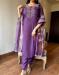 Picture of Gorgeous Georgette Medium Purple Kurtis & Tunic