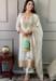 Picture of Good Looking Georgette Off White Kurtis & Tunic