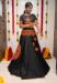 Picture of Pretty Cotton & Silk Black Lehenga Choli