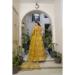 Picture of Resplendent Net Dark Golden Rod Lehenga Choli