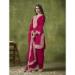 Picture of Chiffon Light Coral Straight Cut Salwar Kameez