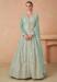 Picture of Georgette Dark Sea Green Anarkali Salwar Kameez