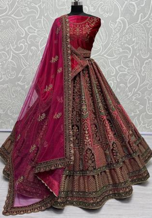 Picture of Appealing Chiffon Light Coral Lehenga Choli