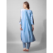 Picture of Pleasing Cotton Steel Blue Readymade Salwar Kameez