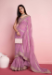 Picture of Beauteous Silk Pale Violet Red Saree