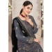 Picture of Georgette Dark Slate Grey Straight Cut Salwar Kameez