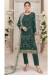 Picture of Georgette Sea Green Straight Cut Salwar Kameez