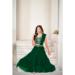 Picture of Sublime Silk Dark Green Lehenga Choli