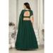 Picture of Wonderful Silk Dark Green Lehenga Choli