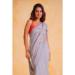 Picture of Pleasing Georgette Silver Saree