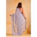 Picture of Pleasing Georgette Silver Saree