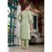 Picture of Wonderful Silk Dark Sea Green Readymade Salwar Kameez