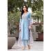 Picture of Enticing Silk Light Blue Readymade Salwar Kameez