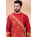 Picture of Fine Chiffon Dark Red Kurtas