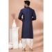 Picture of Magnificent Chiffon Navy Blue Kurtas