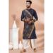 Picture of Magnificent Chiffon Navy Blue Kurtas