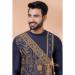 Picture of Exquisite Chiffon Navy Blue Kurtas