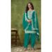 Picture of Radiant Silk Teal Straight Cut Salwar Kameez