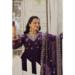 Picture of Delightful Georgette Purple Readymade Gown