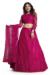 Picture of Elegant Net Medium Violet Red Lehenga Choli