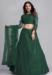 Picture of Sublime Net Dark Green Lehenga Choli