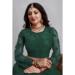 Picture of Sublime Net Dark Green Lehenga Choli