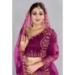 Picture of Lovely Net Purple Lehenga Choli