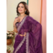 Picture of Fine Silk Purple Saree