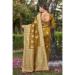 Picture of Gorgeous Silk Saddle Brown Saree