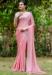 Picture of Marvelous Chiffon & Satin Light Pink Saree