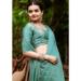 Picture of Classy Chiffon & Satin Medium Aqua Marine Saree