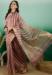 Picture of Graceful Organza Rosy Brown Saree