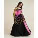 Picture of Enticing Rayon & Georgette & Silk Black Lehenga Choli