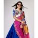 Picture of Rayon & Georgette & Silk Navy Blue,White Lehenga Choli