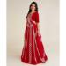 Picture of Rayon & Georgette & Silk Dark Red Lehenga Choli