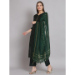 Picture of Chiffon Dark Slate Grey Readymade Salwar Kameez