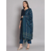 Picture of Chiffon Midnight Blue Readymade Salwar Kameez