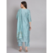 Picture of Excellent Chiffon Cadet Blue Readymade Salwar Kameez