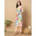 Picture of Resplendent Rayon Light Blue Kurtis & Tunic