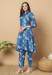 Picture of Graceful Chiffon Steel Blue Kurtis & Tunic