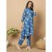 Picture of Graceful Chiffon Steel Blue Kurtis & Tunic