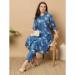 Picture of Graceful Chiffon Steel Blue Kurtis & Tunic