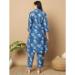 Picture of Graceful Chiffon Steel Blue Kurtis & Tunic