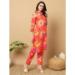 Picture of Beautiful Chiffon Coral Kurtis & Tunic