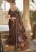 Picture of Exquisite Satin & Silk Brown Saree