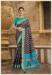 Picture of Statuesque Satin & Silk Dark Slate Grey Saree