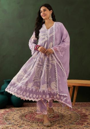 Picture of Fine Cotton Plum Kurtis & Tunic