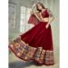 Picture of Excellent Georgette Maroon Lehenga Choli