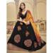 Picture of Elegant Georgette Black Lehenga Choli